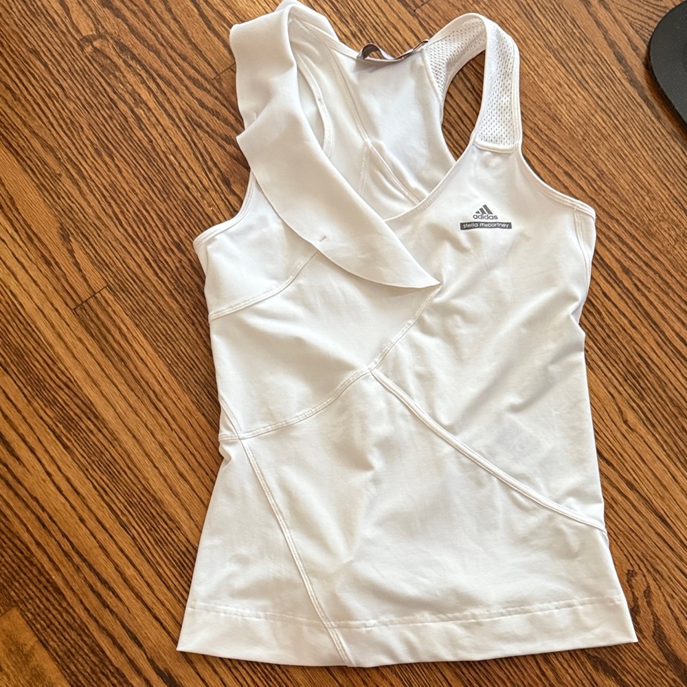 Adidas Women's White Athletic Tank Top